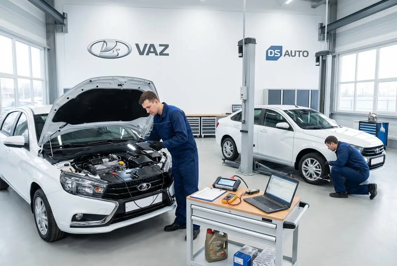 Комплексная диагностика LADA перед покупкой в автосервисе DS Auto в Жуковском

