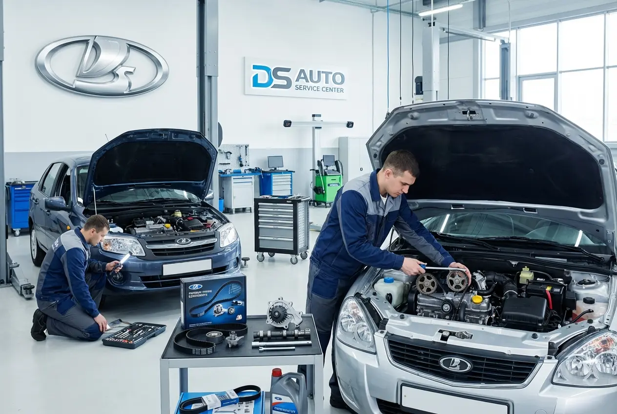 Диагностика и замена ремня ГРМ LADA в автосервисе DS AUTO в Жуковском – качественное обслуживание
